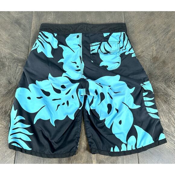 Hawaii Five 0 Surf Co Men's Size M Unisex Colorful Flower Swimming Trunks - Picture 5 of 11